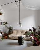 VV Cinquanta Suspension - Black structure, white and black reflectors