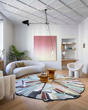 VV Cinquanta Suspension - Black structure, white and black reflectors