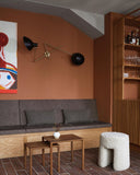 VV Cinquanta Twin Wall - Brass mount, black reflectors