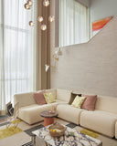 VV Cinquanta Twin Wall - Brass mount, white reflectors