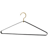 Vestis Hanger Black/Brass - Set of 2