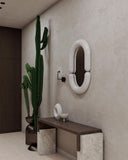 Zodiac Mirror Medium - White