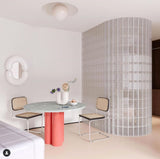 Zodiac Mirror Small - White