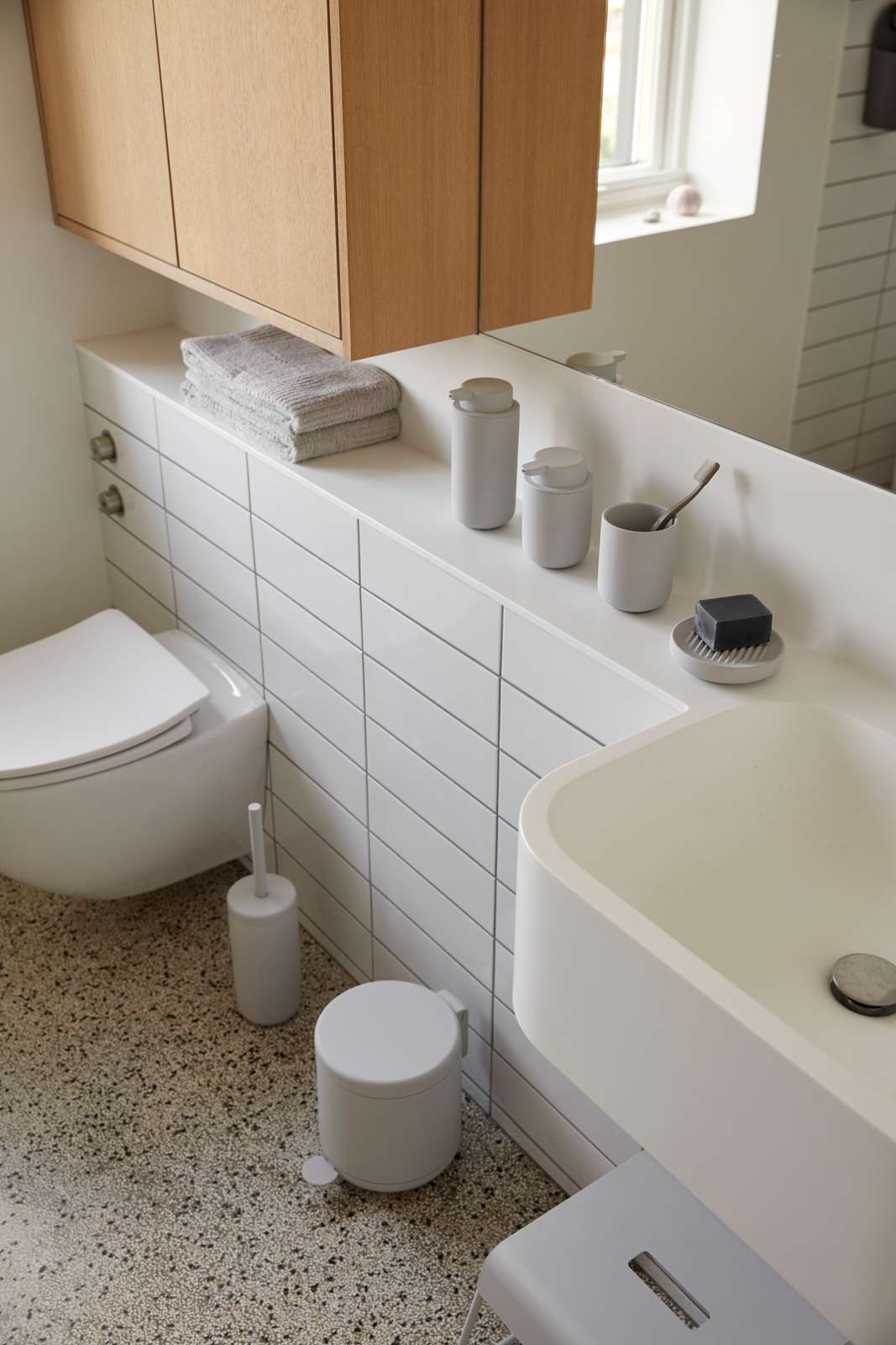 Zone Ume Toilet Brush Soft Grey