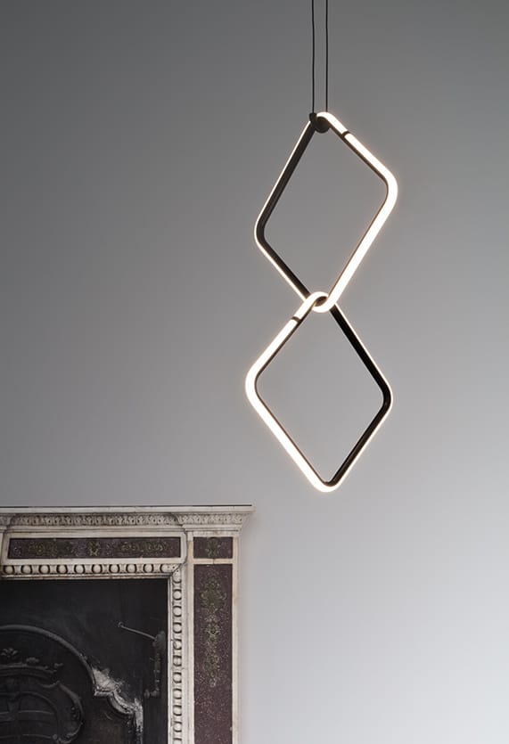 Corp de iluminat suspendat Arrangements Square Small