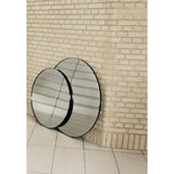 Circum Mirror Clear Black