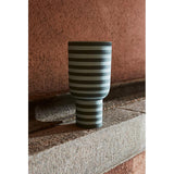 Varia Sculptural Vase Dusty Green/Forest