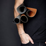 Bitz Set of 4 Reversible Placemats Black/Brown (set of 4)