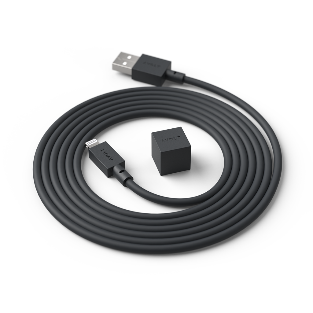 Cable 1 USB-A to Apple Lightning - Stockholm Black