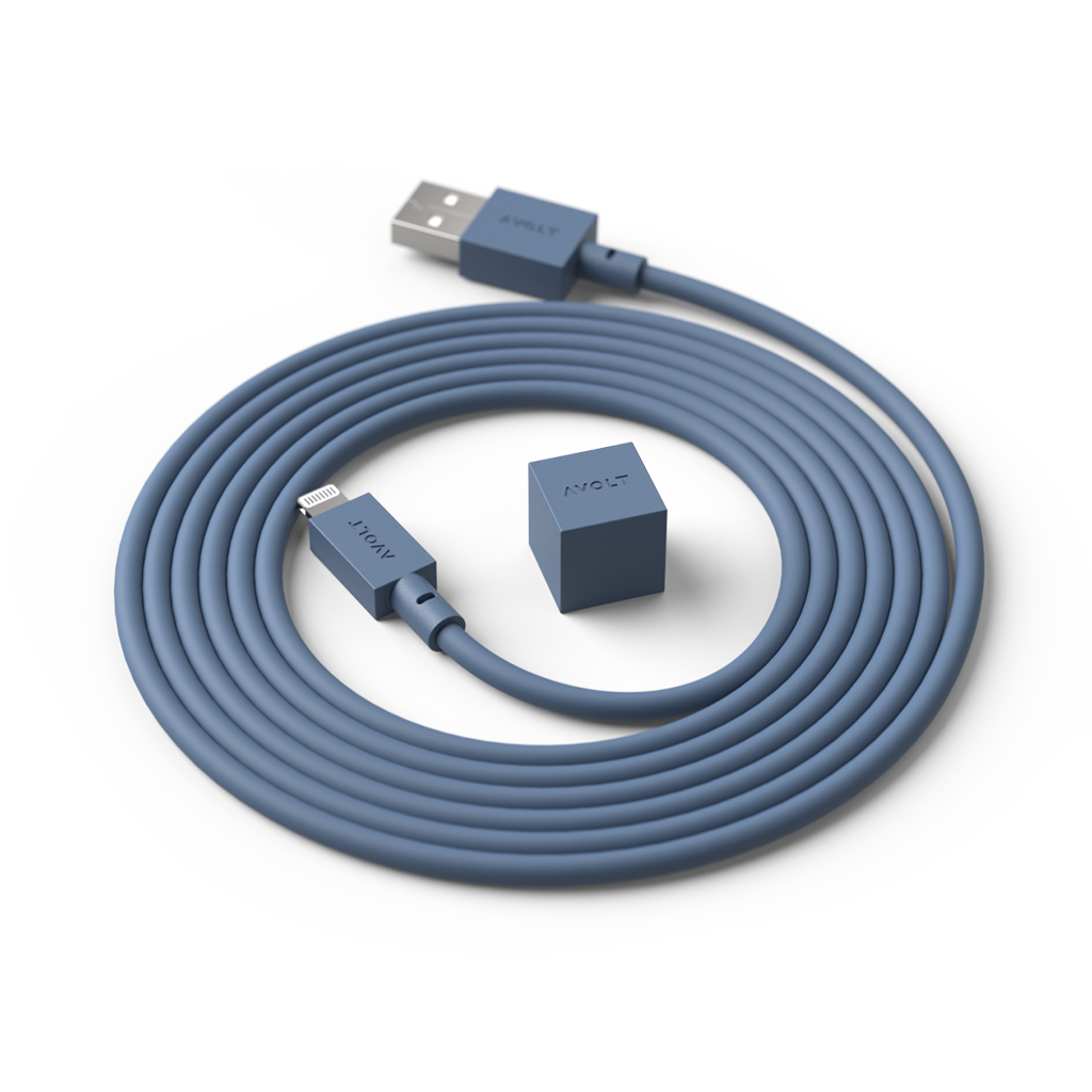 Cable 1 USB-A to Apple Lightning - Ocean Blue