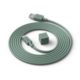 Cable 1 USB-A to Apple Lightning - Oak Green