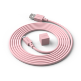 Cable 1 USB-A to Apple Lightning - Old Pink