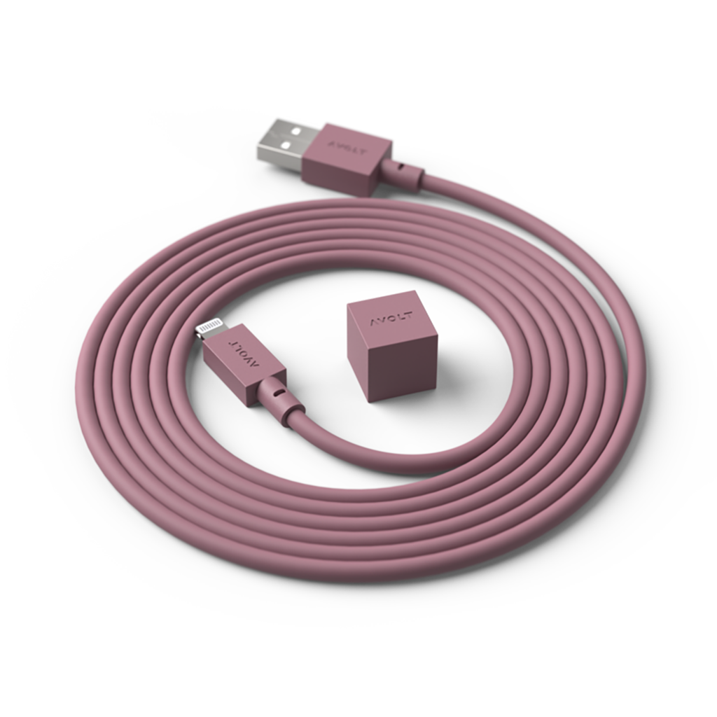 Cable 1 USB-A to Apple Lightning - Rusty Red