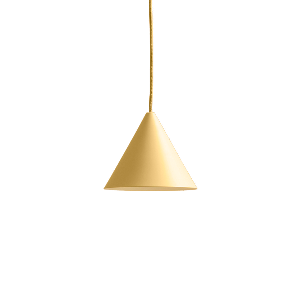 Cone Pendant 180 Yellow